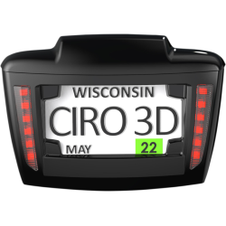 PartzBiz HD DS20301965 - Ciro 40082 LED License Plate Frame Plug-N-Play Harley Tri Glide FLHTCUTG 09-Up PartzBiz HD DS20301965 - Ciro 40082 LED License Plate Frame Plug-N-Play Harley Tri Glide FLHTCUTG 09-Up