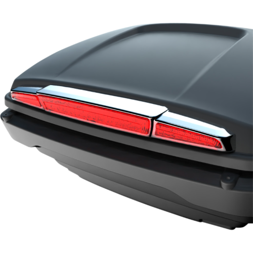 PartzBiz HD: 4421094-Ciro 40114 ไฟท้าย Chrome พร้อมเทคโนโลยี Lightstrike เลนส์สีแดง Harley 14-Up