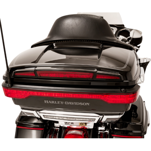 PartzBiz HD: 4421095-Ciro 40115 ไฟท้ายสีดำพร้อมเทคโนโลยี Lightstrike เลนส์สีแดง Harley 14-Up
