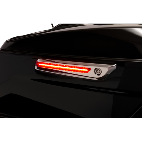 PartzBiz HD: 4421099-Ciro 40170 Chrome LED Saddlebag Hinge Cover Red Lens RTB Lights Harley 14-Up PartzBiz HD: 4421099-Ciro 40170 Chrome LED Saddlebag Hinge Cover Red Lens RTB Lights Harley 14-Up