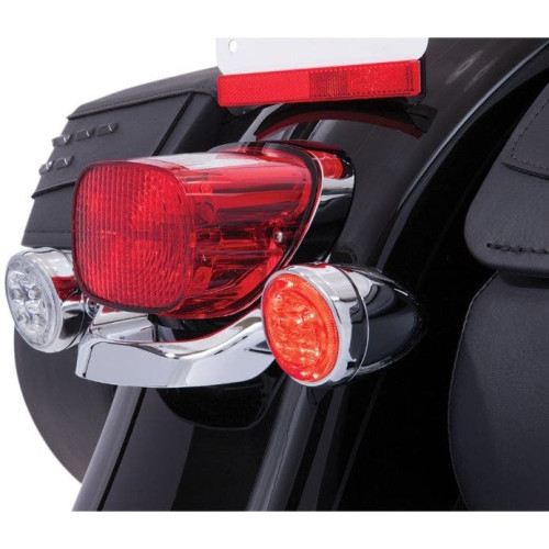 PartzBiz HD: 4421069-Ciro 45501 Fang Turn Signal LED Light Inserts Chrome Red Harley Touring 00-Up PartzBiz HD: 4421069-Ciro 45501 Fang Turn Signal LED Light Inserts Chrome Red Harley Touring 00-Up