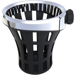 PartzBiz HD DS06360134 - Ciro 50810 Chrome Lip Big Ass Drink Holder with Mount Universal 30oz bottles 0636-0134 06360134 slushie 7-11 summer cup handlebar perch touring sportster dyna softail PartzBiz HD DS06360134 - Ciro 50810 Chrome Lip Big Ass Drink Holder with Mount Universal 30oz bottles 0636-0134 06360134 slushie 7-11 summer cup handlebar perch touring sportster dyna softail