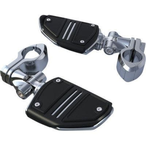 PartzBiz HD: 4421061-Ciro 60503 Mini Twin Rail Boards Standard Chrome Clevis 1 1/4” การ์ดเครื่องยนต์ 1621-0973 16210973