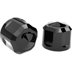 PartzBiz HD DS24040840 - Ciro 70022 Black Diamond-Cut Crown Engine Bolt Cap Set Harley Milwaukee 8 M8 17-19 PartzBiz HD DS24040840 - Ciro 70022 Black Diamond-Cut Crown Engine Bolt Cap Set Harley Milwaukee 8 M8 17-19