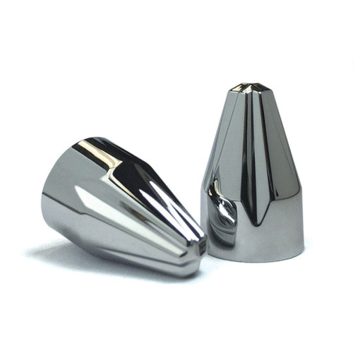 PartzBiz HD: 4421028-Ciro 70023 Chrome Fluted Spike Engine Bolt Cap Set Harley Milwaukee 8 M8 17-19 PartzBiz HD: 4421028-Ciro 70023 Chrome Fluted Spike Engine Bolt Cap Set Harley Milwaukee 8 M8 17-19
