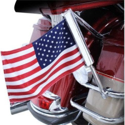 PartzBiz HD DS05211772 - Ciro 70600 6x9" American Flag w/ LED Light Flagpole Universal Harley Motorcycle indian chrome PartzBiz HD DS05211772 - Ciro 70600 6x9" American Flag w/ LED Light Flagpole Universal Harley Motorcycle indian chrome