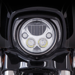PartzBiz HD DS20011320 - Ciro Black L.E.D. Fang Headlight Bezel for Harley Touring FLH/T 14-16 | 45201 PartzBiz HD DS20011320 - Ciro Black L.E.D. Fang Headlight Bezel for Harley Touring FLH/T 14-16 | 45201