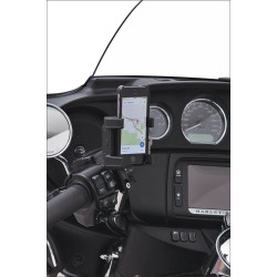 PartzBiz HD DS44020599 - Ciro Black ที่วางสมาร์ทโฟน/GPS แบบพรีเมียมแบบคอนซ้ายหรือขวาโดยไม่มีที่ชาร์จ | 50311