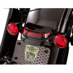 PartzBiz HD DS20101456 - Ciro Chrome Crown Taillight Lightstrike Tech Black Red Harley Touring 14-Up PartzBiz HD DS20101456 - Ciro Chrome Crown Taillight Lightstrike Tech Black Red Harley Touring 14-Up