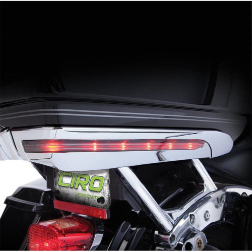 PartzBiz HD: 4420976-Ciro Chrome Tour-Pak เน้นแสงท้ายรถสำหรับ Harley Touring 14-16 (exc CVO) | 40006 PartzBiz HD: 4420976-Ciro Chrome Tour-Pak เน้นแสงท้ายรถสำหรับ Harley Touring 14-16 (exc CVO) | 40006
