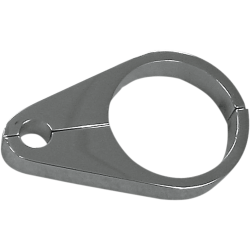 PartzBiz HD DS06580084 - สายคลัตช์แคลมป์ Chrome สำหรับหลอดส้อม Harley-Davidson 49 มม.; 0658-0084 จาก HD Aftermarket Superstore Eastern Performance Cycles