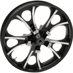PartzBiz HD CM-LARGO-BC-TRK - Coastal Moto Black Cut Largo Precision Cast 3D 21" Wheel & Tire Package for Harley Trike | 3D-LGO213BCABST PartzBiz HD CM-LARGO-BC-TRK - Coastal Moto Black Cut Largo Precision Cast 3D 21" Wheel & Tire Package for Harley Trike | 3D-LGO213BCABST