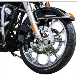 PartzBiz HD DS02012260 - Coastal Moto Chrome Largo 3D 21" Front Cast Wheel Only Harley 00-07 FLH 3D-LGO213CH07 PartzBiz HD DS02012260 - Coastal Moto Chrome Largo 3D 21" Front Cast Wheel Only Harley 00-07 FLH 3D-LGO213CH07