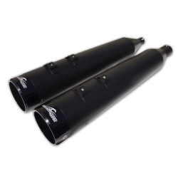 PartzBiz HD CM202825 - Coastal Moto Deep Shot Black 4.5" Slip-On Mufflers Harley Milwaukee Eight 17-Up PartzBiz HD CM202825 - Coastal Moto Deep Shot Black 4.5" Slip-On Mufflers Harley Milwaukee Eight 17-Up