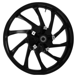 PartzBiz HD CM-HURR-SB - Coastal Moto Gloss Black Hurricane Precision Cast 3D 21" Wheel & Tire Package for Harley 00-23 PartzBiz HD CM-HURR-SB - Coastal Moto Gloss Black Hurricane Precision Cast 3D 21" Wheel & Tire Package for Harley 00-23