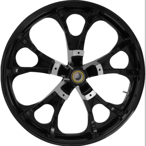 PartzBiz HD: 4420828-Coastal Moto Gloss Black Largo Precision Cast 3D 21" Wheel & Tire Package for Harley 00-23 PartzBiz HD: 4420828-Coastal Moto Gloss Black Largo Precision Cast 3D 21" Wheel & Tire Package for Harley 00-23