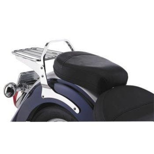 PartzBiz HD: 4420829-Cobra 02-3500 Chrome Rear Luggage Rack for Cobra Sissy Bar Metric Cruiser touring honda yamaha suzuki shadow rebel vstar v-star 650 boulevard best for