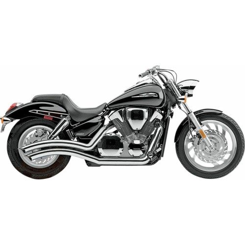 PartzBiz HD: 4420795-Cobra 1230 Chrome Speedster Swept Exhaust Header Pipes 04-09 Honda VTX1300C shadow full system PartzBiz HD: 4420795-Cobra 1230 Chrome Speedster Swept Exhaust Header Pipes 04-09 Honda VTX1300C shadow full system