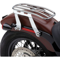 PartzBiz HD CBU-602-2510 - Cobra 602-2510 Chrome ที่ถอดออกได้ SOLO กระเป๋าเดินทาง Harley M8 Softail 18-Up