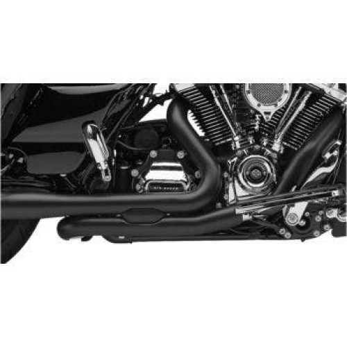 PartzBiz HD: 4420723-ท่อ Cobra 6255RB Powersport Dual Head สีดำ Harley M8 FLH/T 17-20