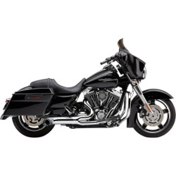 PartzBiz HD CBU-6270-1 - Cobra 6270 Chrome 2-Into-1 4 ” Turndown Full Exhaust System 09-16 Harley Touring electra glide road glide road king ผ้าพันคอท่อส่วนหัว Performance Upgrade Big Twin PartzBiz HD CBU-6270-1 - Cobra 6270 Chrome 2-Into-1 4 ” Turndown Full Exhaust System 09-16 Harley Touring electra glide road glide road king ผ้าพันคอท่อส่วนหัว Performance Upgrade Big Twin