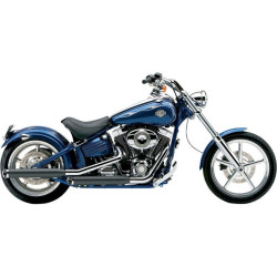PartzBiz HD CBU-6003B - Cobra Black 3 ” Slash Cut Slip On ท่อไอเสีย Billet Tip Harley 07-16 FXST FLSTC | 6003B PartzBiz HD CBU-6003B - Cobra Black 3 ” Slash Cut Slip On ท่อไอเสีย Billet Tip Harley 07-16 FXST FLSTC | 6003B