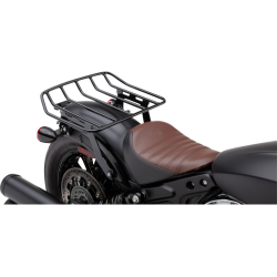 PartzBiz HD CBU-502-2605B - Cobra Black Big Ass ชั้นวางสัมภาระแบบถอดได้กว้างสำหรับ Indian Scout Bobber 18-22 | 502-2605B PartzBiz HD CBU-502-2605B - Cobra Black Big Ass ชั้นวางสัมภาระแบบถอดได้กว้างสำหรับ Indian Scout Bobber 18-22 | 502-2605B
