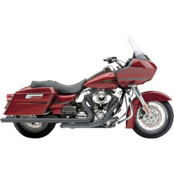 PartzBiz HD CBU-6253DBRB1 - Cobra Black PowerPort Power Boost Crossover Head Pipes Headers สำหรับ Harley 10-16 FLH | 6253DBB/1 PartzBiz HD CBU-6253DBRB1 - Cobra Black PowerPort Power Boost Crossover Head Pipes Headers สำหรับ Harley 10-16 FLH | 6253DBB/1