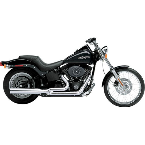 PartzBiz HD: 4420637-Cobra Chrome PowerPro HP 2-into-1 Exhaust for Harley Softail 07-11 FLST FXST | 6421