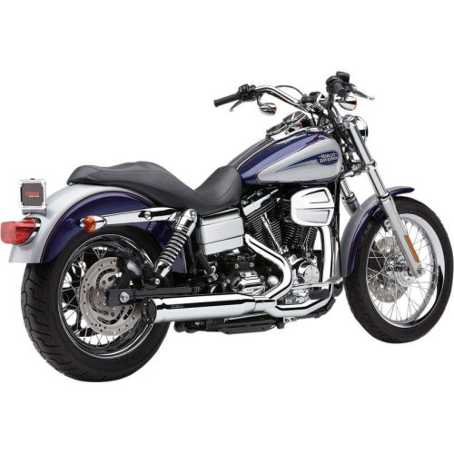 PartzBiz HD: 4420641-Cobra Chrome PowerPro HP 2 into 1 RPT Exhaust for Harley Dyna FXD 12-16 | 6468 PartzBiz HD: 4420641-Cobra Chrome PowerPro HP 2 into 1 RPT Exhaust for Harley Dyna FXD 12-16 | 6468
