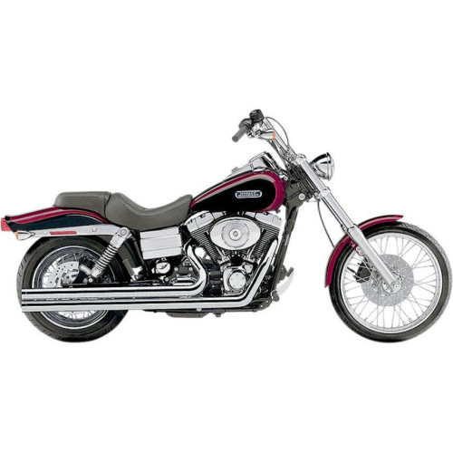 PartzBiz HD: 4420605-Cobra Chrome Speedster Long 2 into 2 Full Exhaust Harley Dyna FXD 06-11 | 6957T