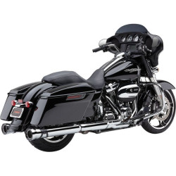 PartzBiz HD CBU-6216 - Cobra Race Pro Chrome 4" Mufflers Slip Ons Exhaust for Harley FL 2017 | 6216 PartzBiz HD CBU-6216 - Cobra Race Pro Chrome 4" Mufflers Slip Ons Exhaust for Harley FL 2017 | 6216