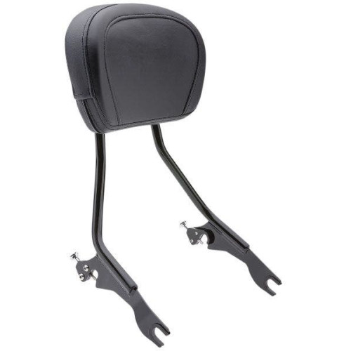 PartzBiz HD: 4420570-Cobra USA 602-2012B Black Detachable Passenger Backrest Harley Touring 97-08