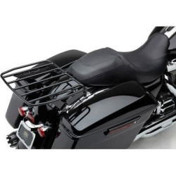 PartzBiz HD CBU602-2800B - Cobra USA 602-2800B Big Ass ชั้นวางกระเป๋าแบบแบนที่ถอดออกได้สีดำ Harley FLH 14-20 PartzBiz HD CBU602-2800B - Cobra USA 602-2800B Big Ass ชั้นวางกระเป๋าแบบแบนที่ถอดออกได้สีดำ Harley FLH 14-20