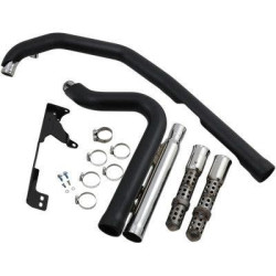 PartzBiz HD CBU-6705B - Cobra USA 6705B Black Speedster 909 2-2 Exhaust System Harley Sportster XL 14-Up 1800-2094 18002094 best for buy sporty upgrade muffler pipe