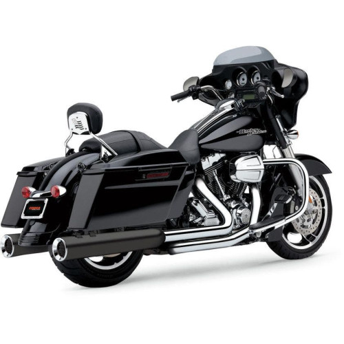 PartzBiz HD: 4420527-Cobra USA Black Power Flo 4.5" Slip On Mufflers Harley Touring FLH/T 95-16 | 6215B PartzBiz HD: 4420527-Cobra USA Black Power Flo 4.5" Slip On Mufflers Harley Touring FLH/T 95-16 | 6215B