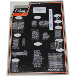 PartzBiz HD DS24011118 - Colony 1028-P Chrome SAE ฮาร์ดแวร์เครื่องยนต์ Bolt Kit Harley Touring M8 2017-Up ระบบขับเคลื่อนกล่องโยก ฝาครอบหลัก ฐานยก เกียร์ครอบคลุม ปั๊มน้ำมัน เครื่องฟอกอากาศ ฝาครอบลูกเบี้ยว ฝาครอบจุด ปลั๊กไทม์มิ่ง ตัวยึดมอเตอร์ อัพเกรดใหม่ที่ดีที่สุด PartzBiz HD DS24011118 - Colony 1028-P Chrome SAE ฮาร์ดแวร์เครื่องยนต์ Bolt Kit Harley Touring M8 2017-Up ระบบขับเคลื่อนกล่องโยก ฝาครอบหลัก ฐานยก เกียร์ครอบคลุม ปั๊มน้ำมัน เครื่องฟอกอากาศ ฝาครอบลูกเบี้ยว ฝาครอบจุด ปลั๊กไทม์มิ่ง ตัวยึดมอเตอร์ อัพเกรดใหม่ที่ดีที่สุด