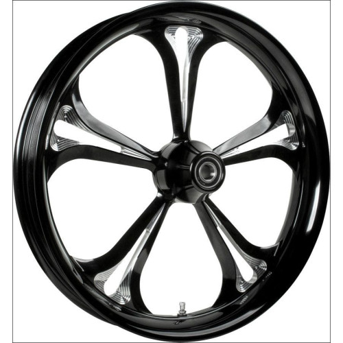 PartzBiz HD: 4420515-แพ็คเกจล้อและยาง Colorado Customs Black Cut BW Baja สำหรับรุ่น Harley PartzBiz HD: 4420515-แพ็คเกจล้อและยาง Colorado Customs Black Cut BW Baja สำหรับรุ่น Harley