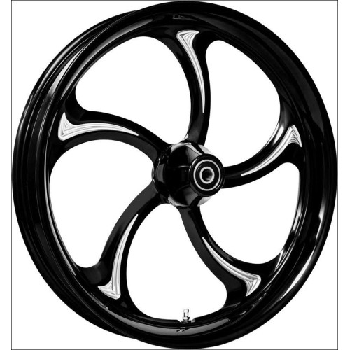 PartzBiz HD: 4420483-Colorado Customs Black Cut BW S5 Wheel & Tire Package for Harley Models PartzBiz HD: 4420483-Colorado Customs Black Cut BW S5 Wheel & Tire Package for Harley Models