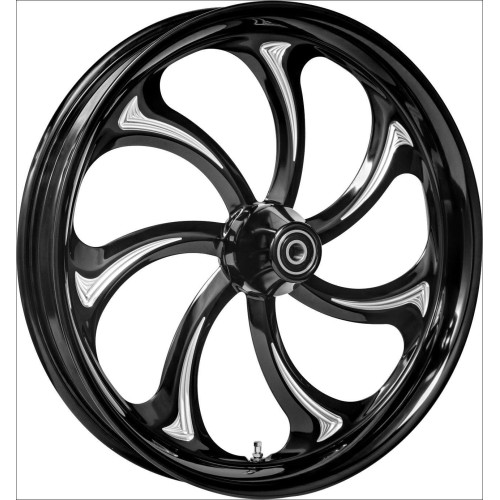 PartzBiz HD: 4420484-Colorado Customs Black Cut BW S7 Wheel & Tire Package for Harley Models PartzBiz HD: 4420484-Colorado Customs Black Cut BW S7 Wheel & Tire Package for Harley Models