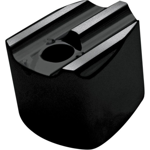 PartzBiz HD: 4420390-Covingtons Finned Gloss Black Ignition Switch Knob Cover Harley 93-06 FLH/T | C1245-B