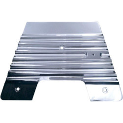 PartzBiz HD DS05040222 - Covingtons Customs Chrome Finned Firewall Frame Accent Filler Panel Harley 09-16 | C1340-ซี