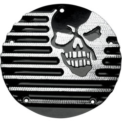 PartzBiz HD DS11070245 - Covingtons Black Diamond Edge Machine Head CNC Machined Derby Cover Twin Cam | C1074-ดี