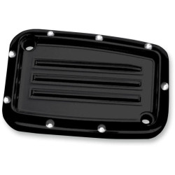 PartzBiz HD DS06101963 - Covingtons Customs Black Dimpled Front Clutch Master Cylind Cover Harley 17-18 | C1178-B