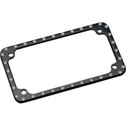 PartzBiz HD DS20300240 - Covingtons Customs Black Dimpled License Tag Plate Frame 4x7 for Harley & Metric | C1265-B PartzBiz HD DS20300240 - Covingtons Customs Black Dimpled License Tag Plate Frame 4x7 for Harley & Metric | C1265-B