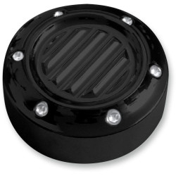 PartzBiz HD DS07100240 - Covingtons Customs Black Dimpled M8 M Eight Oil Dip Stick Cover Harley 17-18 | C1186-B PartzBiz HD DS07100240 - Covingtons Customs Black Dimpled M8 M Eight Oil Dip Stick Cover Harley 17-18 | C1186-B