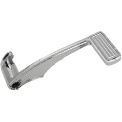 PartzBiz HD DS16100521 - Covingtons Customs Chrome Dimpled Rear Brake Arm Lever สำหรับรุ่น Harley ปี 08-13 | C1046-ซี