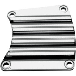 PartzBiz HD DS11070250 - Covingtons Customs Chrome Finned Primary Inspection Cover Harley FLH/T 85-06 | C1195-C PartzBiz HD DS11070250 - Covingtons Customs Chrome Finned Primary Inspection Cover Harley FLH/T 85-06 | C1195-C