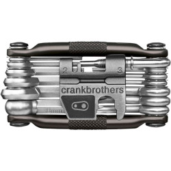 PartzBiz HD DS38120673 - Crankbrothers 15961 M19 Multitool ประแจหกเหลี่ยม Torx เครื่องมือโซ่สีดำ
