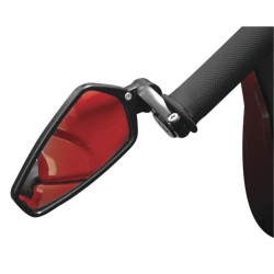 PartzBiz HD TR586186 - CRG AO-100 Black Arrow Bar End Mirrors Universal 7/8" Handlebars 06400523 586186 0640-0523